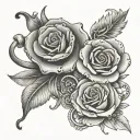 Old love doesn't rust 503 tattoo design idea