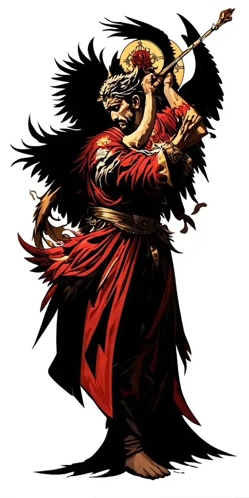 saint michael tattoo design idea