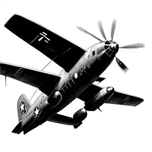 Lancaster Bomber tattoo design idea