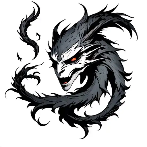 Djinn Erhnm tattoo design idea