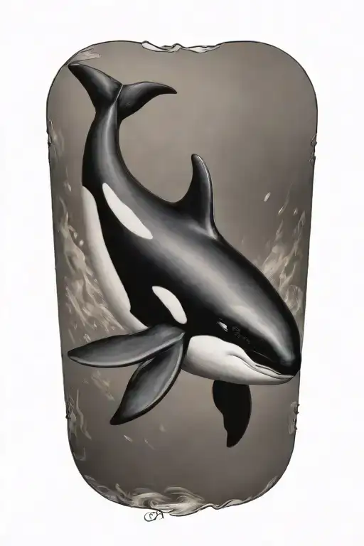 orca tattoo design idea