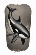 orca tattoo design idea