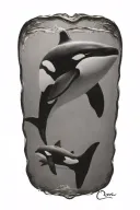 orca tattoo design idea