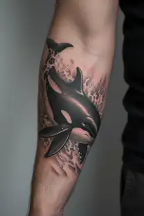 orca tattoo design idea