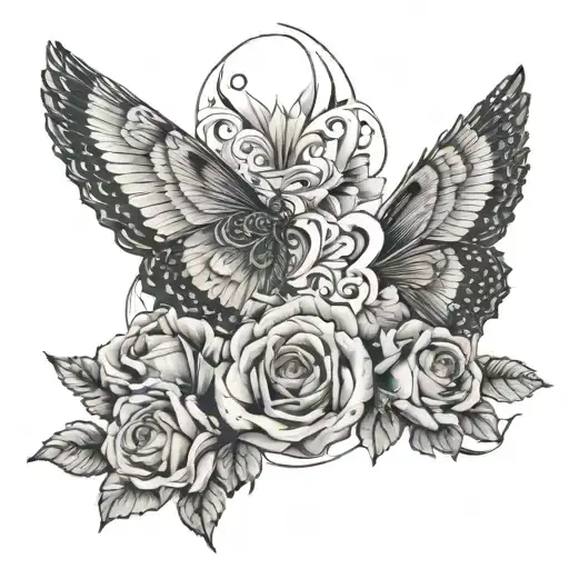 this love will keep through blinding of the eyes, silence in the ears, darkness of the mind" tattoo design idea