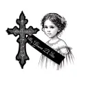 Ellie-Ann's first holy communion 21-05-25 tattoo design idea