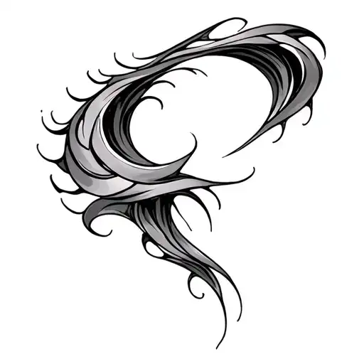 Filler Wave Patterns Half Sleeve tattoo design idea