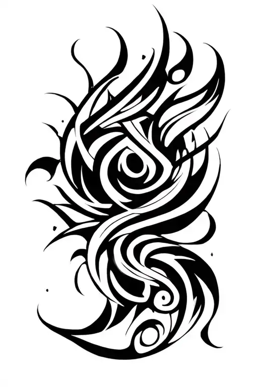 cybersigilism flashtattoo neotribaltattoo tattoo design idea