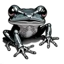 Bone Frog tattoo design idea