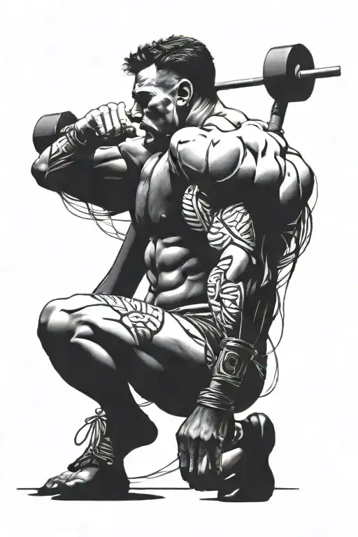 power, strenght, muscular, bodybuilding, health tattoo tattoo design idea