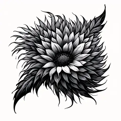 tumbleweed tattoo design idea