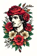 the artistic Romeo tattoo design idea