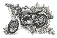 Wipro company and Levi's mix tattoo design idea