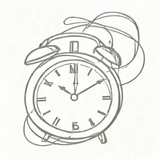 Tattoo of a clock without a hand that symbolizes that you live in the present. Let it be minimalist and simple. without hands tattoo design idea