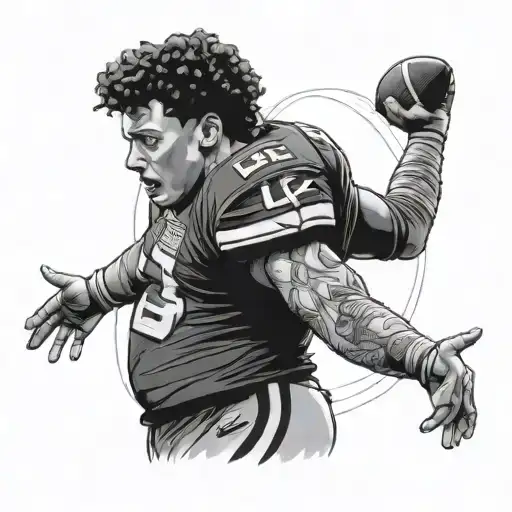 Patrick mahomes tattoo design idea