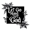 Let Go And Let God tattoo design idea