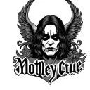 Motley Crue tattoo design idea
