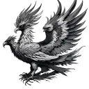 Phoenix survival tattoo design idea