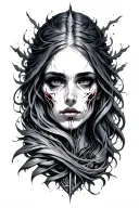 wounded healer tattoo design idea