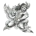 RUDRA tattoo design idea
