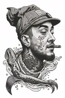 Mac Miller Swimming tattoo design idea