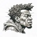 boondocks Riley tattoo design idea