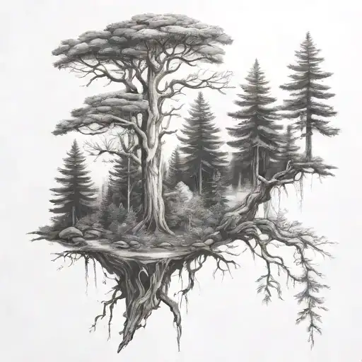 forest nature tattoo design tattoo design idea