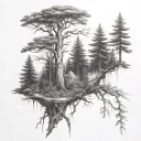 forest nature tattoo design tattoo design idea