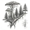 forest nature tattoo design tattoo design idea