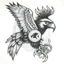 Iowa Hawkeye tattoo design idea