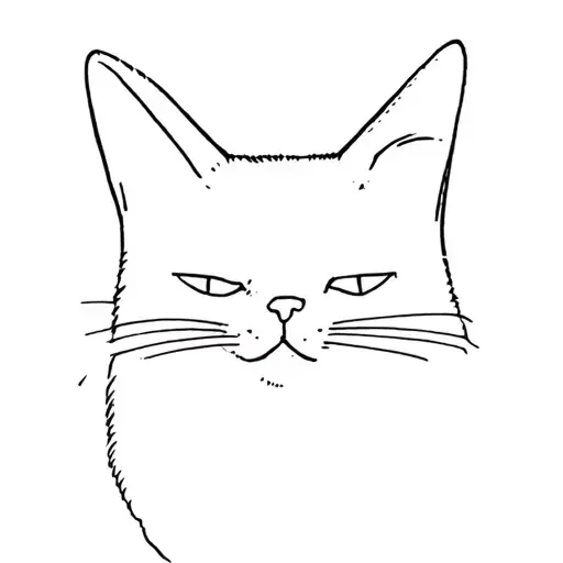 cat, travel tattoo design idea