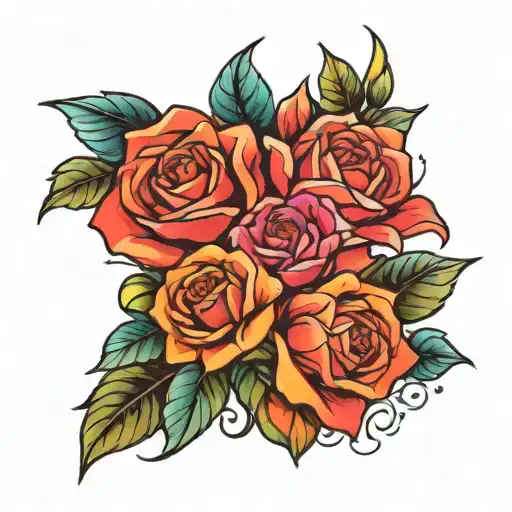 diana and emma tattoo design idea