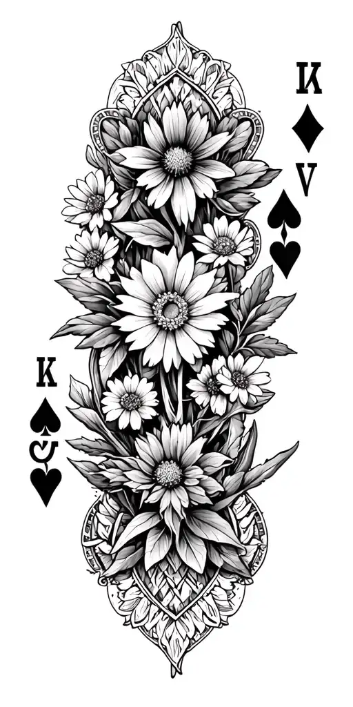 western, playing cards, wild flowers , western jewelry, cactus, Kentucky, quilt patches, cactus, pasture land tattoo design idea