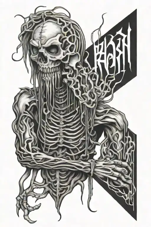 korn metal band tattos ideas with korn style tattoo tattoo design idea