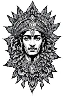 persian empire tattoo design idea