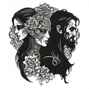 friends, Celtic,flowers tattoo design idea