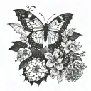 alternative nature  tattoo design idea