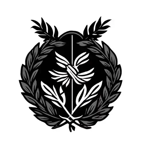 Fred Perry Logo tattoo design idea