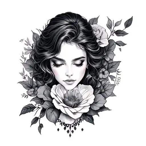 Dark Romance tattoo design idea