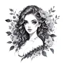 Dark Romance tattoo design idea