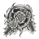 word Ambition tattoo design idea