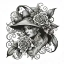 word Ambition tattoo design idea