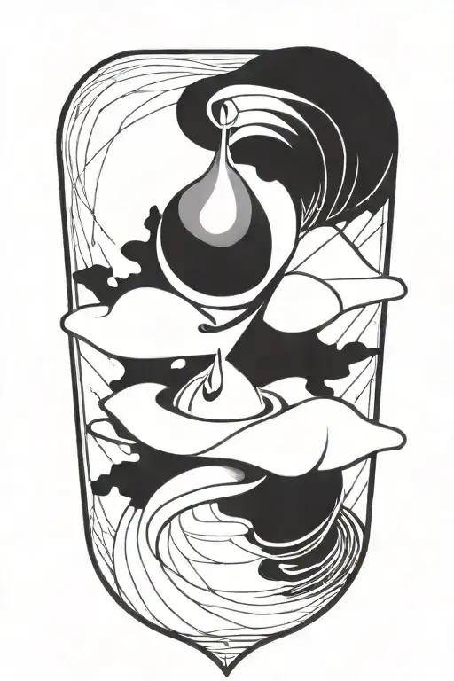 inception spinning top tattoo design idea