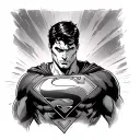 Superman tattoo design idea