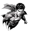 Superman tattoo design idea