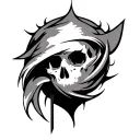 Crotch tattoo design idea