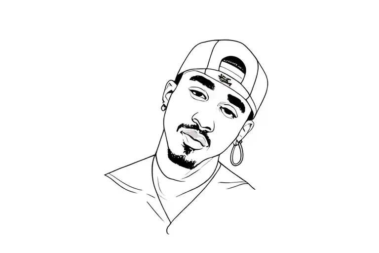 Tupac, Notorius, USA tattoo design idea