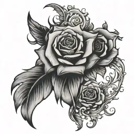 forever supportive forever committed tattoo design idea