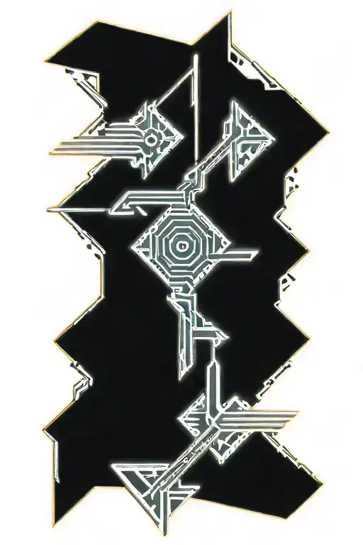 arrow with name intertwined tattoo design idea
