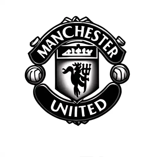 manchester United logo tattoo design idea
